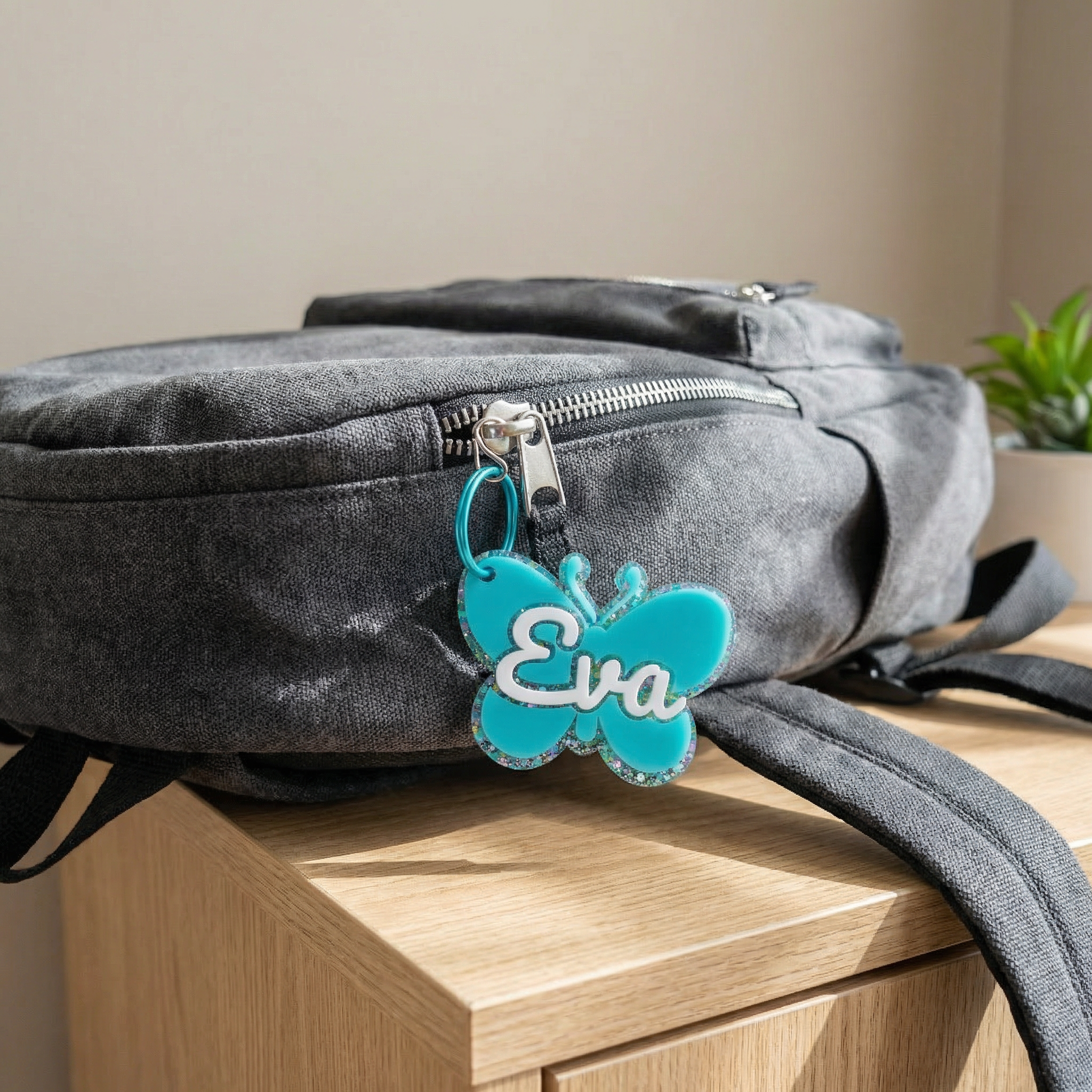 Personalized Butterfly Bag Tag