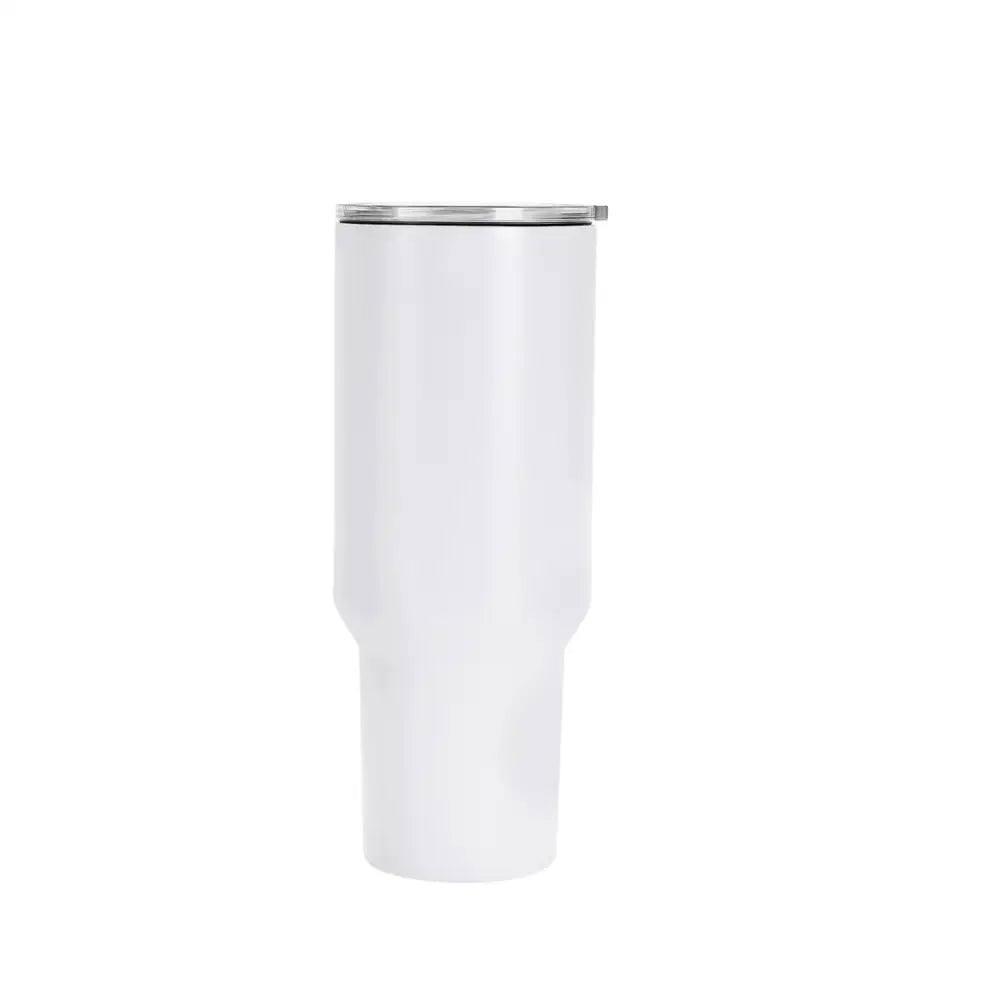 Personalized Coach Tumbler – 40 oz Stainless Steel with Sport Icon - White / None - Physical Product
