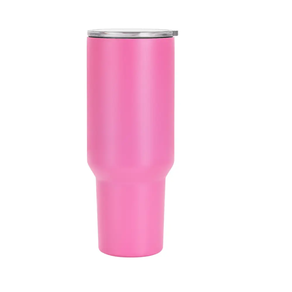 Personalized Coach Tumbler – 40 oz Stainless Steel with Sport Icon - Pink / None - Physical Product