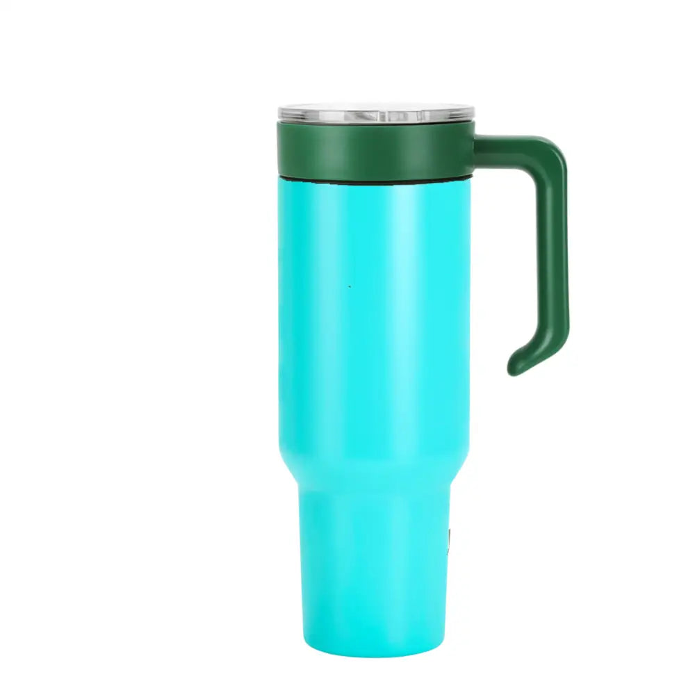 Personalized Coach Tumbler – 40 oz Stainless Steel with Sport Icon - teal / Green - Physical Product