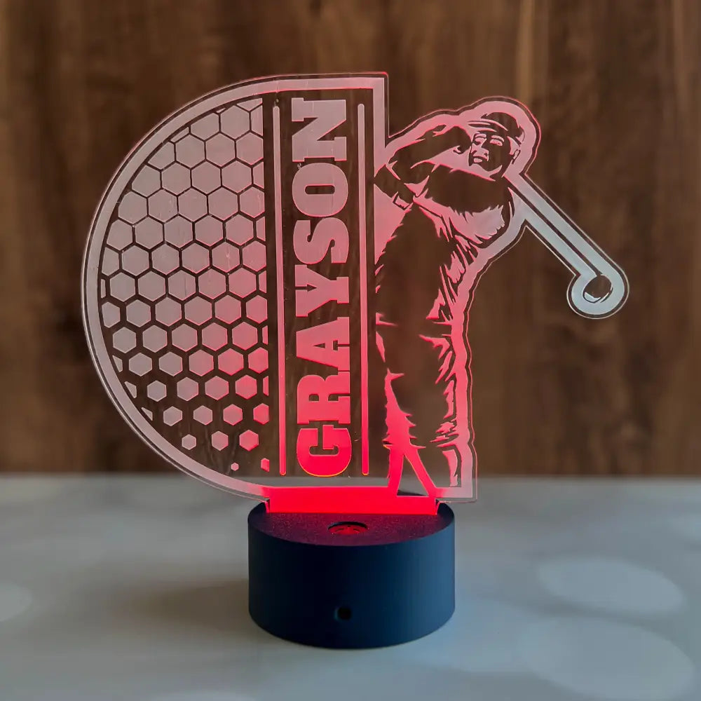 Personalized Color-Changing LED Sports Light - Physical Product