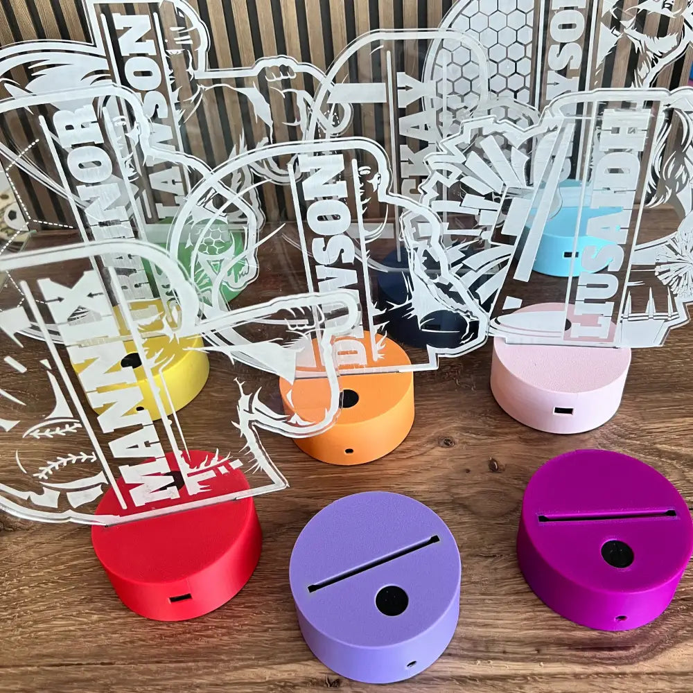 Personalized Color-Changing LED Sports Light - Physical Product