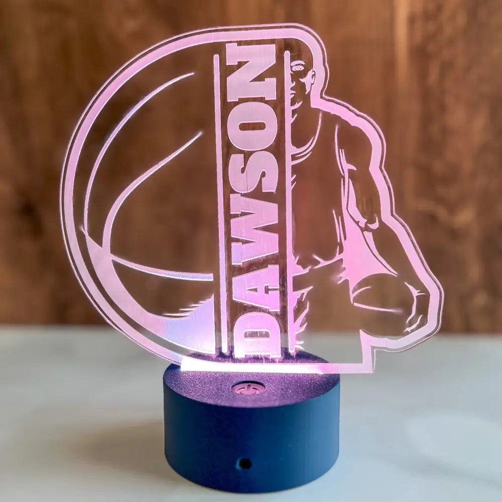 Personalized Color-Changing LED Sports Light - Physical Product