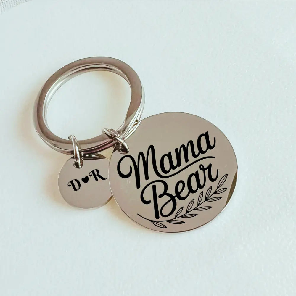 Personalized Mom Keychain (Disc) - Physical Product