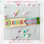 Personalized Pencil Holder Gift SVG File - Digital File