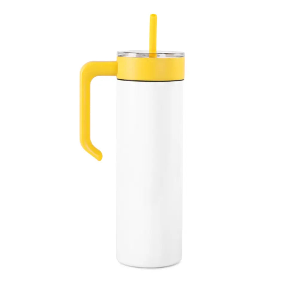Personalized Volleyball Cup – Custom 20oz UV Printed Tumbler with Handle - Physical Product