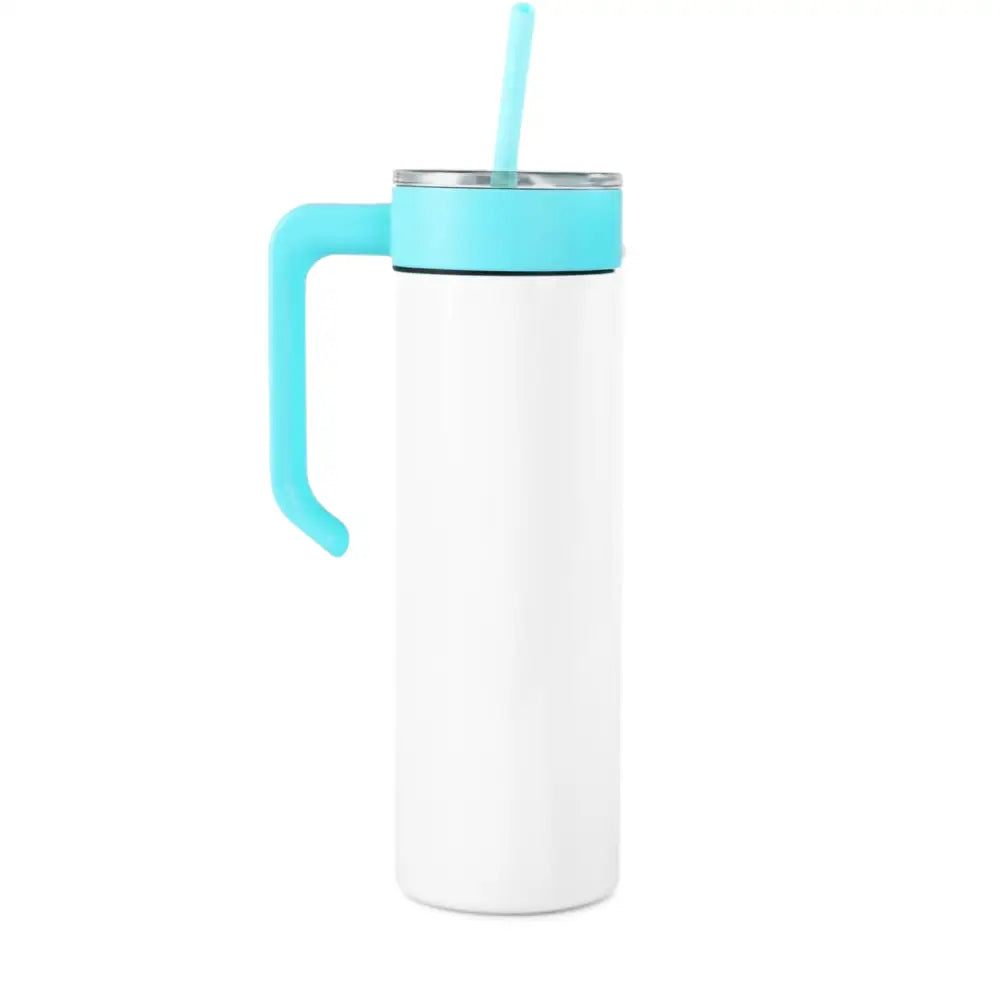 Personalized Volleyball Cup – Custom 20oz UV Printed Tumbler with Handle - Physical Product