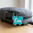 Personalized Butterfly Bag Tag