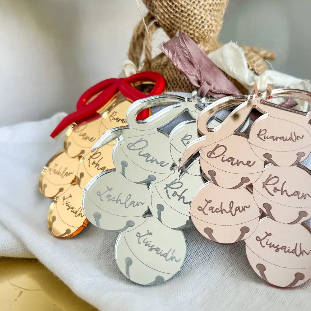 Reflection Collection - Family Christmas Ornament - Bells - Physical Product