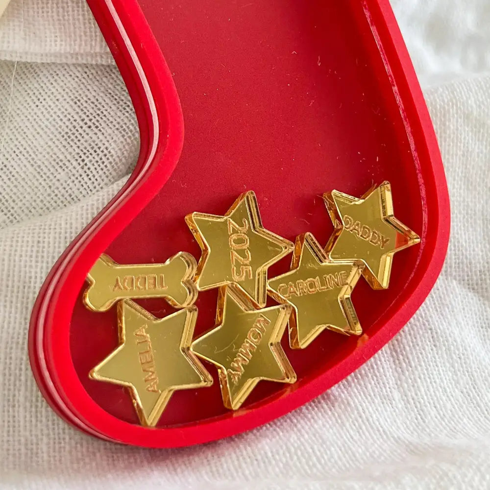 Reflection Collection - Family Christmas Ornament - Stocking - Physical Product